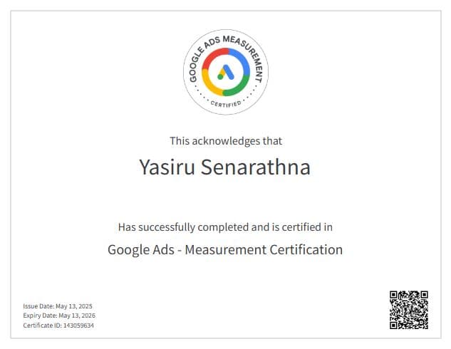 Google Ads - Measurement Certification