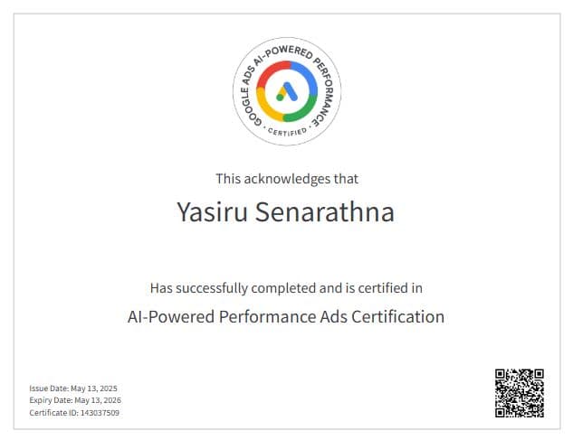 AI-Powered Performance Ads Certification