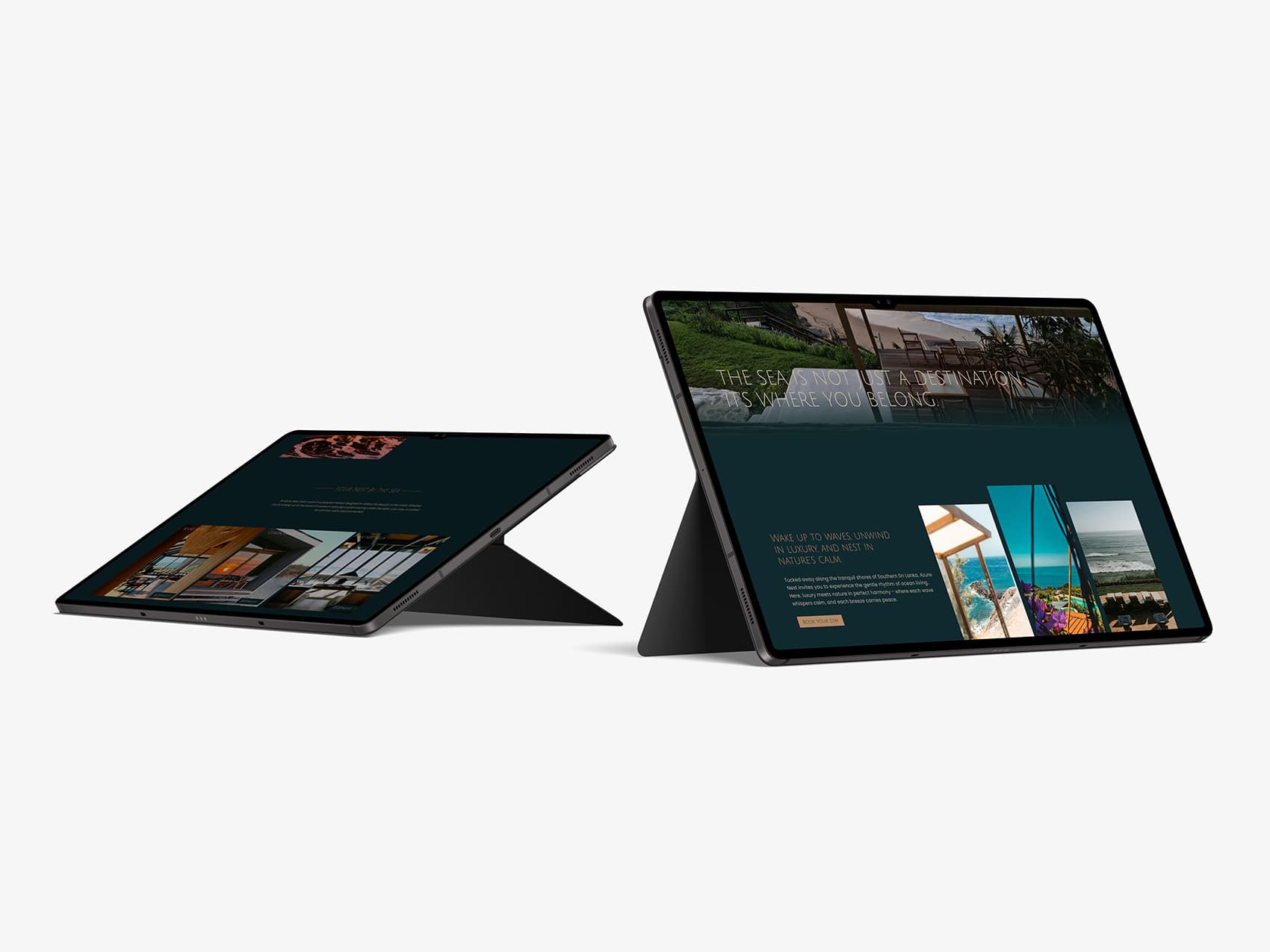 beach hotel website design