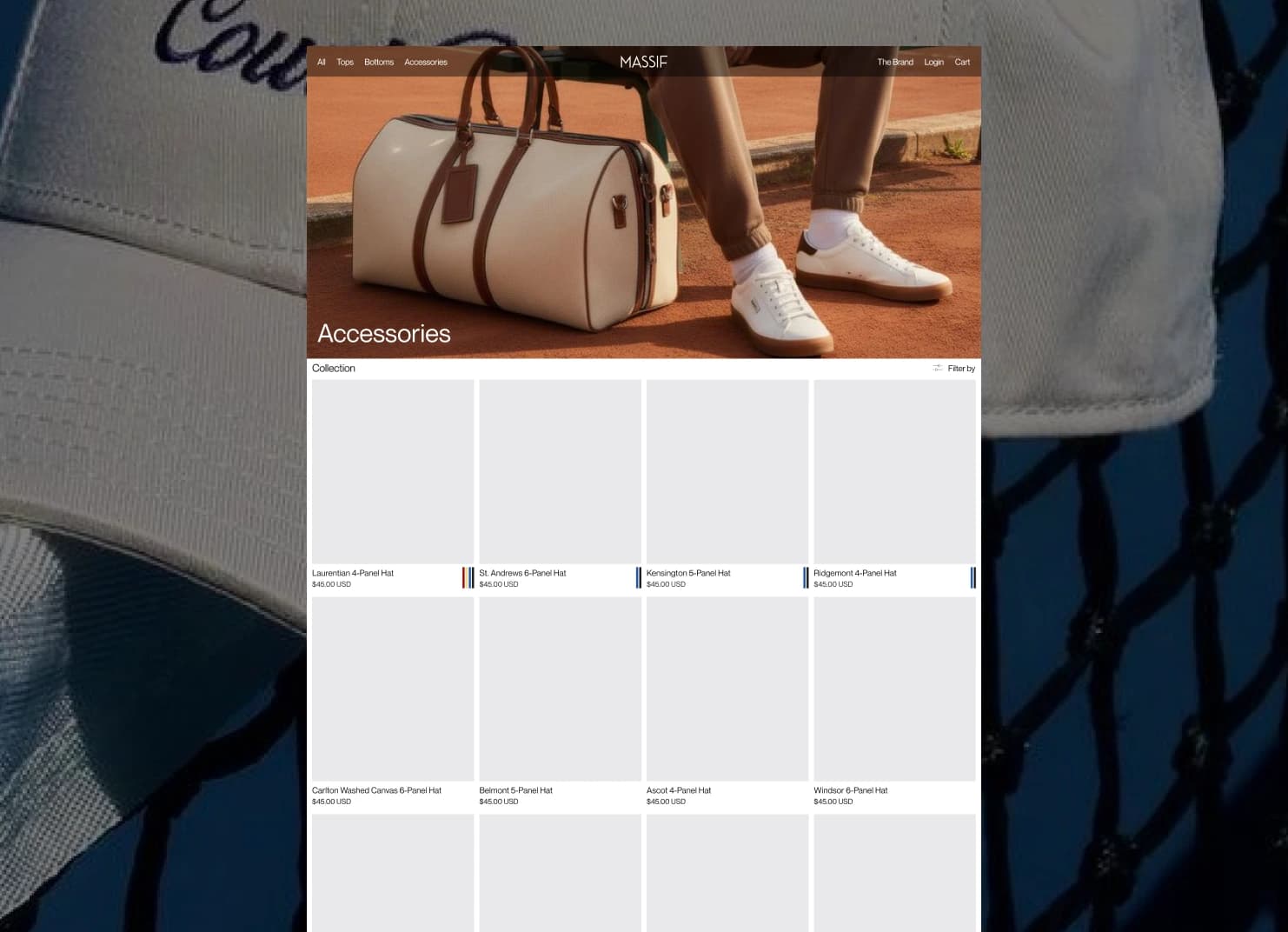 clothing brand website