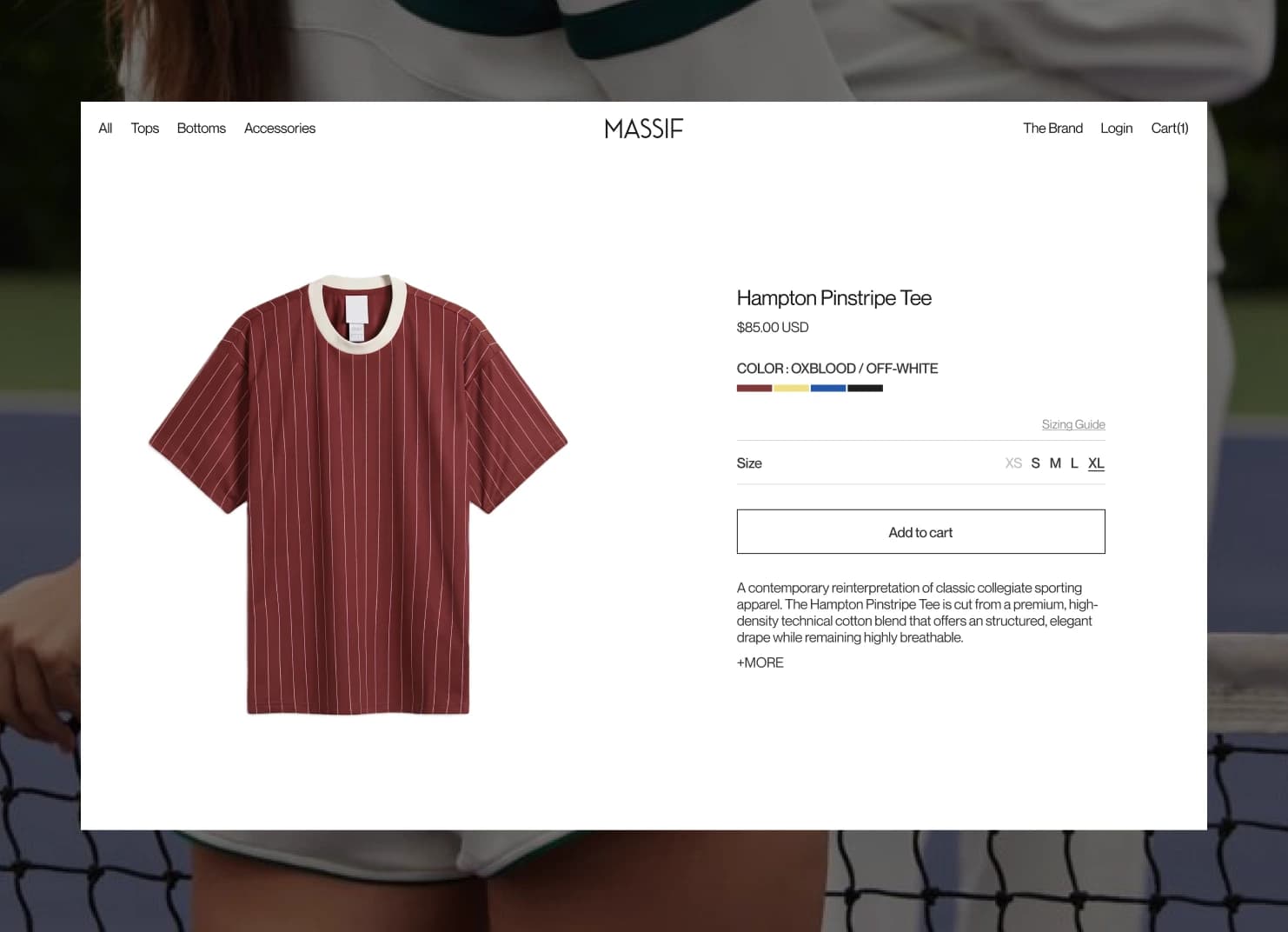 clothing brand website